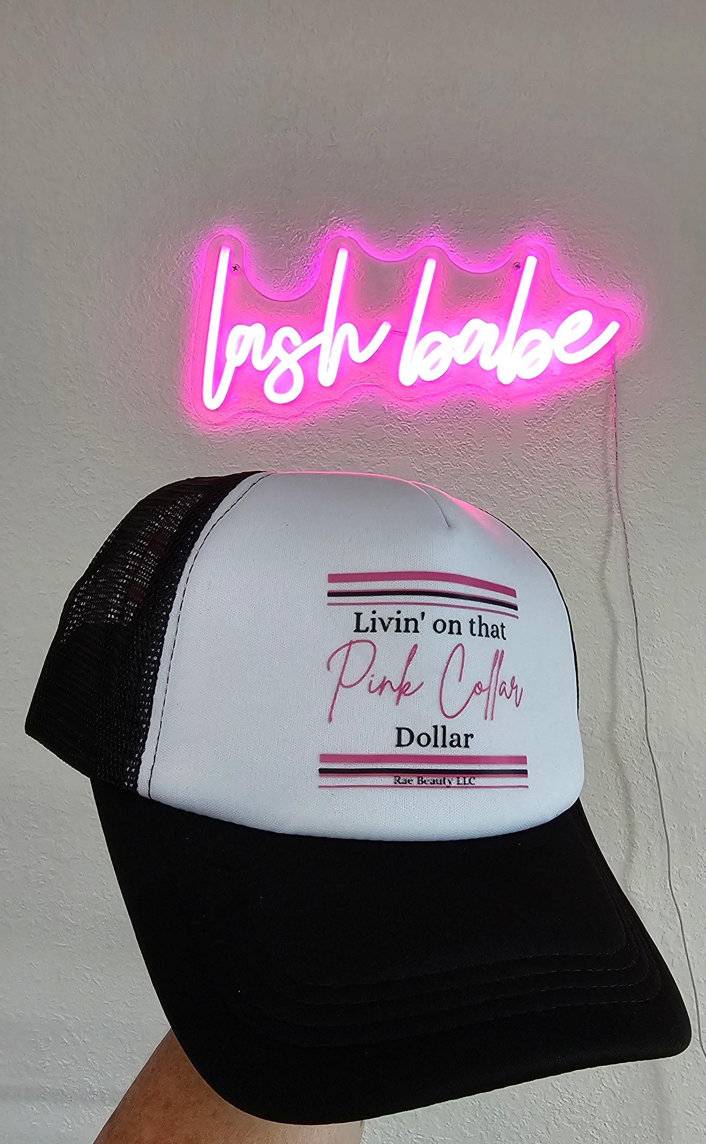 Pink Collar Hat